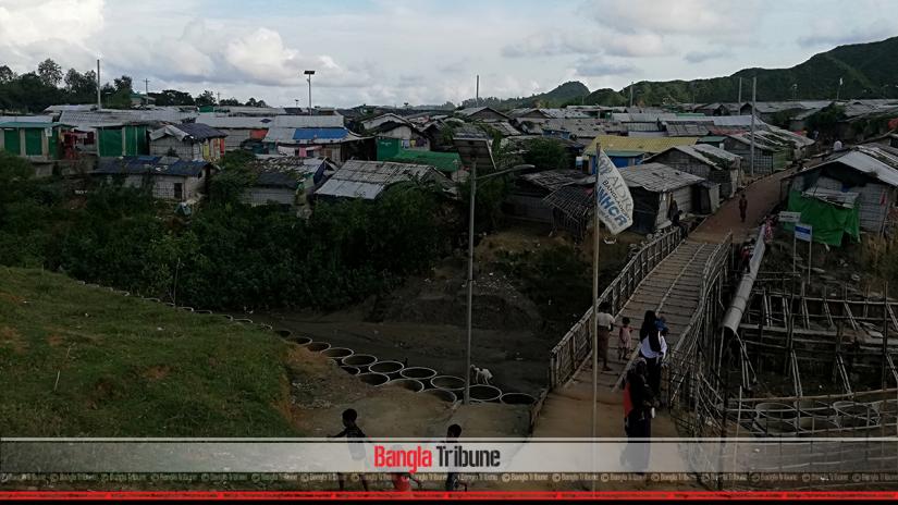 Shalbon Rohingya camp at Cox`s Bazar.