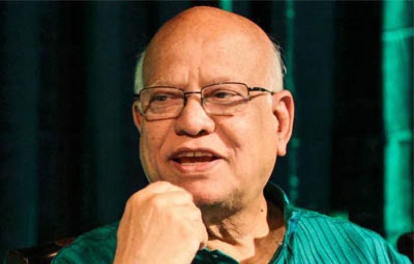 The undated file photo shows Former Finance Minister AMA Muhith