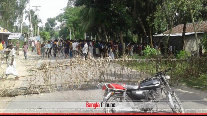 Soon after the incident, locals of the area blocked Kurigram-Nageshwari road, protesting at the accident. 