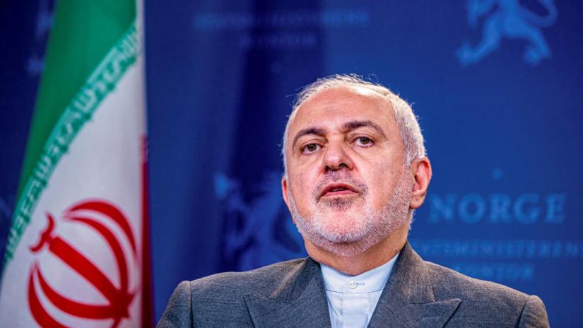 FILE PHOTO: Iran`s Foreign Minister Javad Zarif attends a joint news conference after meeting with Norway`s Foreign Minister Ine Eriksen Soereide in Oslo, Norway, Aug 22, 2019. REUTERS