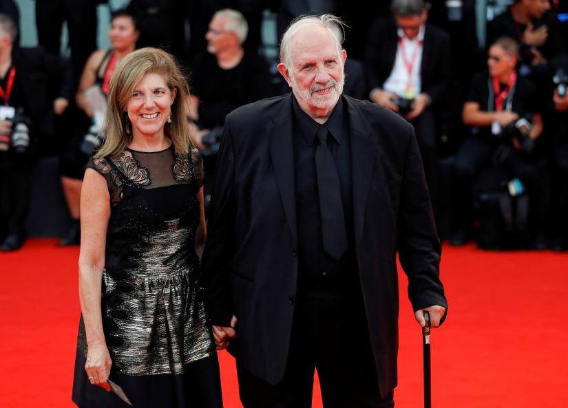 FILE PHOTO: The 76th Venice Film Festival - Screening of the film `Marriage Story` in competition - Red carpet arrivals - Venice, Italy, August 29, 2019 - Director Brian De Palma and editor Susan Lehman arrive. REUTERS