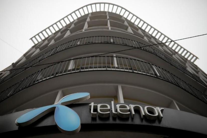 Telenor`s logo is seen in central Belgrade, Serbia, March 21, 2018. REUTERS/File Photo