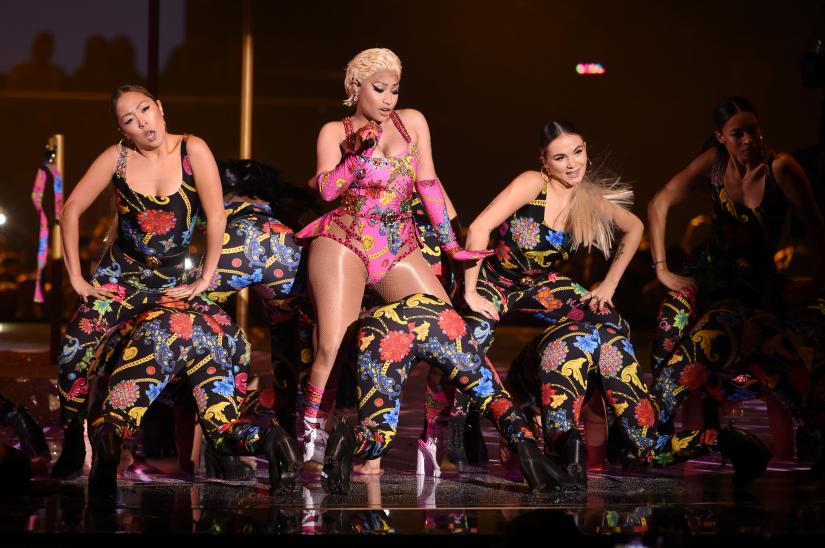 Singer Nicki Minaj performs at the 2018 MTV Europe Music Awards at Bilbao Exhibition Centre in Bilbao, Spain, November 4, 2018. REUTERS/File Photo