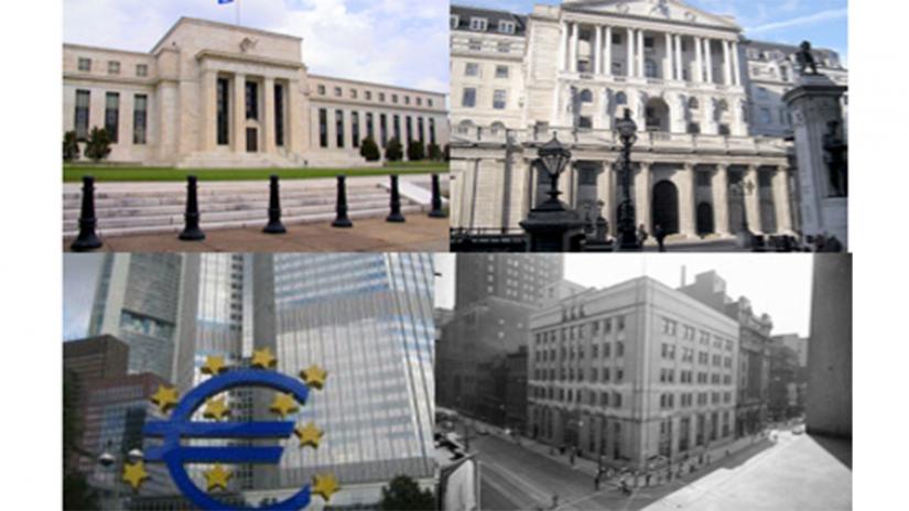 Combination of different central banks.