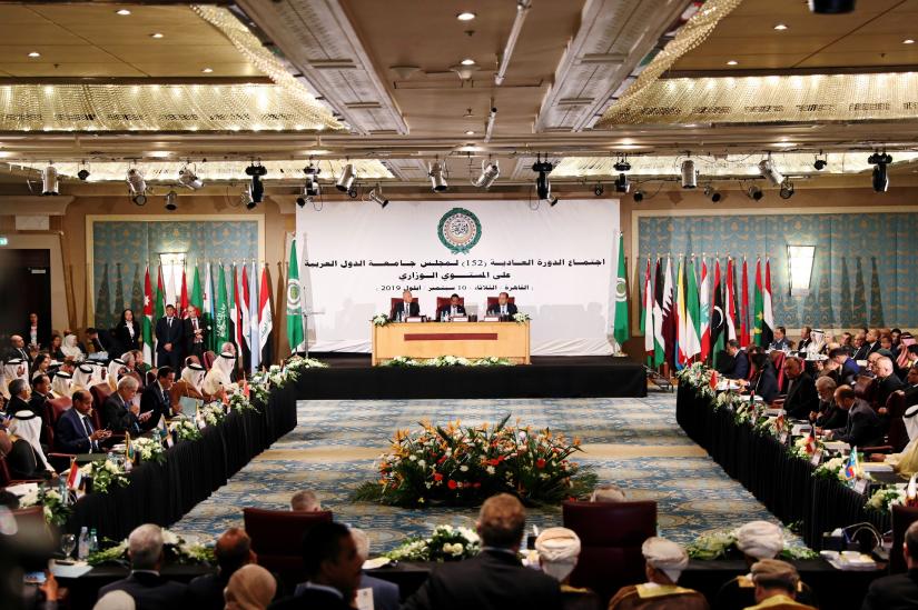 Arab foreign ministers and delegation members attend the annual Arab League meeting in Cairo, Egypt September 10, 2019. REUTERS