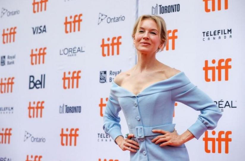 Actor Renee Zellweger poses as she arrives at the Canadian premiere of `Judy` at the Toronto International Film Festival (TIFF) in Toronto, Ontario, Canada September 10, 2019. REUTERS