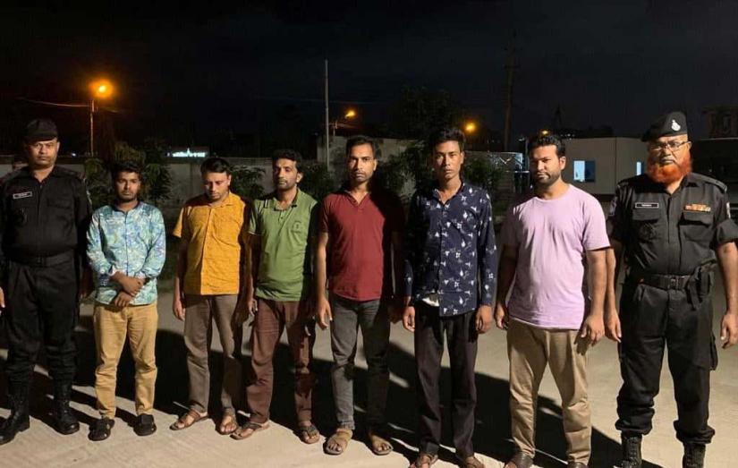 RAB arrested six people from Narayanganj on charges of helping Rohingyas refugees obtain Bangladeshi passports on Wednesday (Sept 11) during a raid.