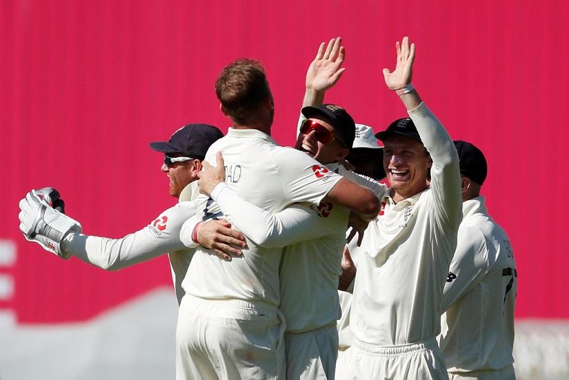 Cricket - Ashes 2019 - Fifth Test - England v Australia - Kia Oval, London, Britain - September 15, 2019 Australia`s Steve Smith returns to the stands after being caught out by England`s Ben Stokes off the bowling of Stuart Broad Action Images via Reuters