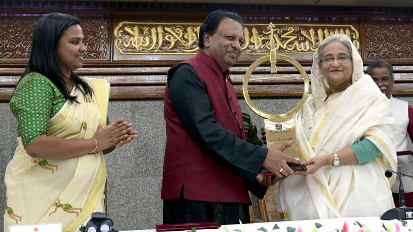 The total number of international accolades conferred on Prime Minister Sheikh Hasina has increased to 37 as she received “Dr Kalam Smriti International Excellence Awards-2019” on Monday (Sept 16).