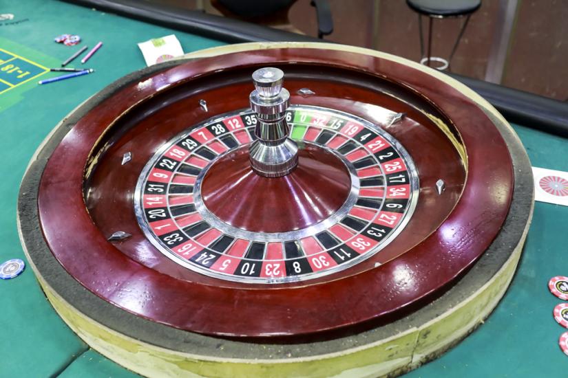 A roulette in a casino Rapid Action Battalion busted at Dhaka. PHOTO: BANGLA TRIBUNE/Sazzad Hossain