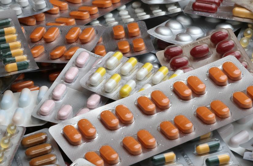 Illustration photo shows various medicine pills in their original packaging in Brussels, Belgium August 9, 2019. REUTERS