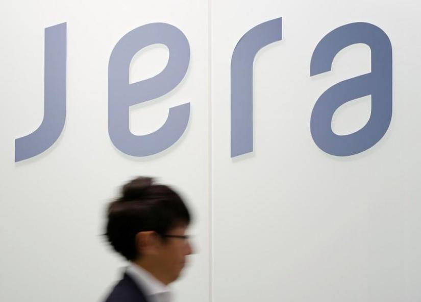 The logo of JERA Co., Inc., the world`s biggest LNG buyer, is displayed at the company office in Tokyo, Japan July 14, 2017. REUTERS