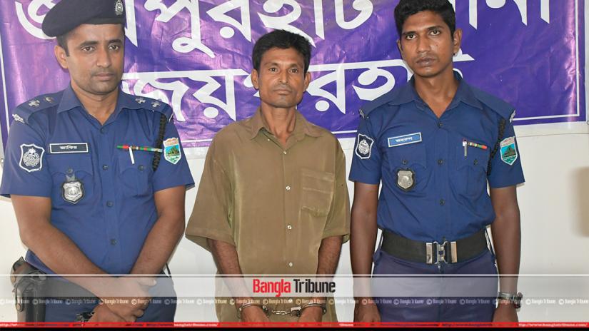 Babul Mia was arrested after locals reported to police of the incident.