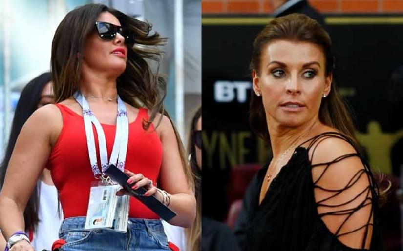Combination of Reuters file photo shows Coleen Rooney and Rebekah Vardy (R).