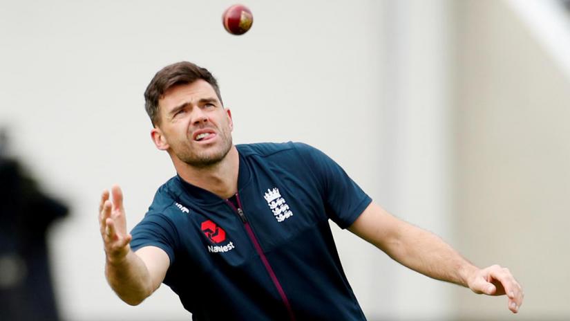 FILE PHOTO: Cricket - England Nets - Edgbaston, Birmingham, Britain - July 31, 2019 England`s James Anderson during nets Action Images via Reuters