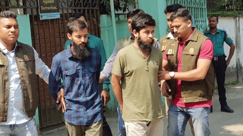 Suspects Mehedi Hasan Tamim and Abdullah Azmir were detained from Dhaka’s Mohammadpur late on Sunday (Oct 13) by the Dhaka metro police’s (DMP) Counter Terrorism and Transnational Crime unit.