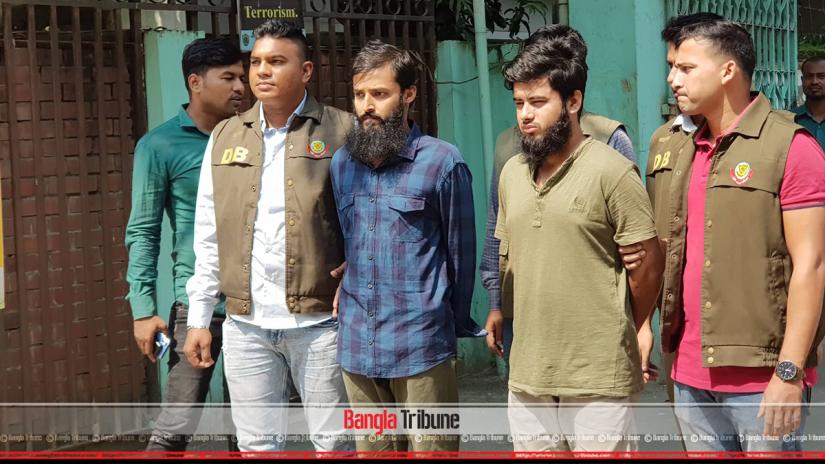 Suspects Mehedi Hasan Tamim and Abdullah Azmir were detained from Dhaka’s Mohammadpur late on Sunday (Oct 13) by the Dhaka metro police’s (DMP) Counter Terrorism and Transnational Crime unit.