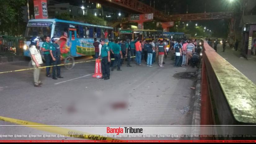 A bomb exploded near LGRD Minister Tazul Islam`s car at the Science Laboratory intersection in Dhaka on Aug 31 injuring two policemen, including a security detail for the cabinet member.