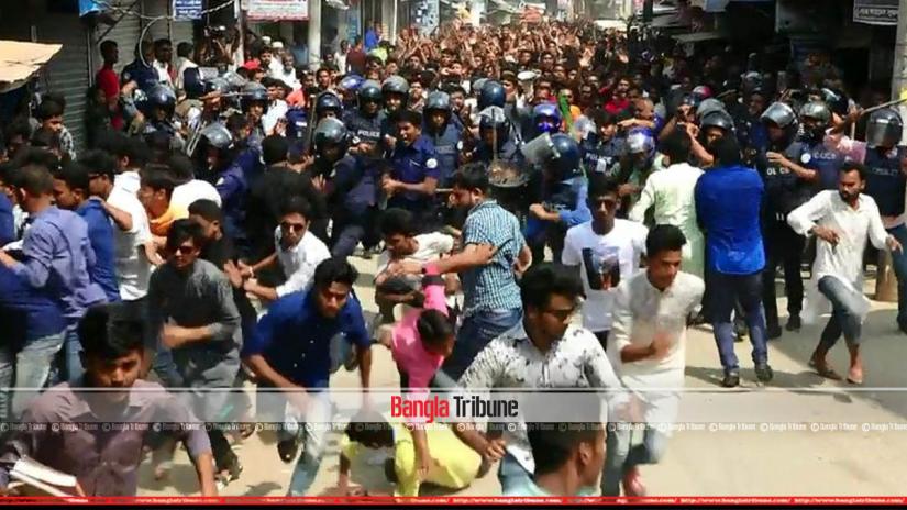 Barguna Pathorghata Student Legue clash
