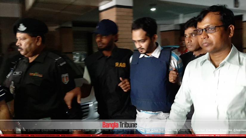 FILE PHOTO: Rapid Action Battalion (RAB) detained DNCC ward councillor Tarequzzaman Rajib from a house at Bashundhara Residential area in Dhaka on Saturday (Oct 19).