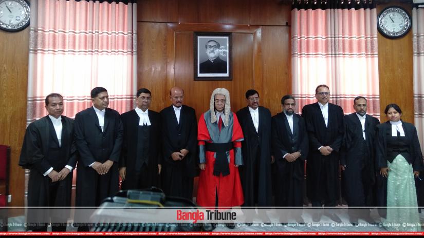Newly appointed High Court judges with Chief Justice on Monday (Oct 21), 2019.