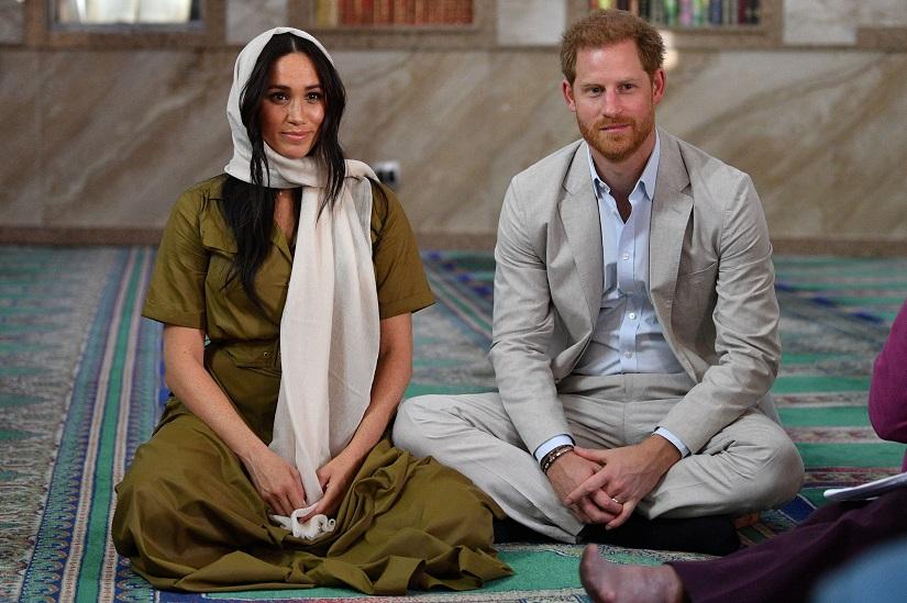 The Duke and Duchess of Sussex, Prince Harry and his wife Meghan, visit Auwal Mosque, the first and oldest mosque in South Africa, in the Bo Kaap district of Cape Town, South Africa, Sept 24, 2019. REUTERS
