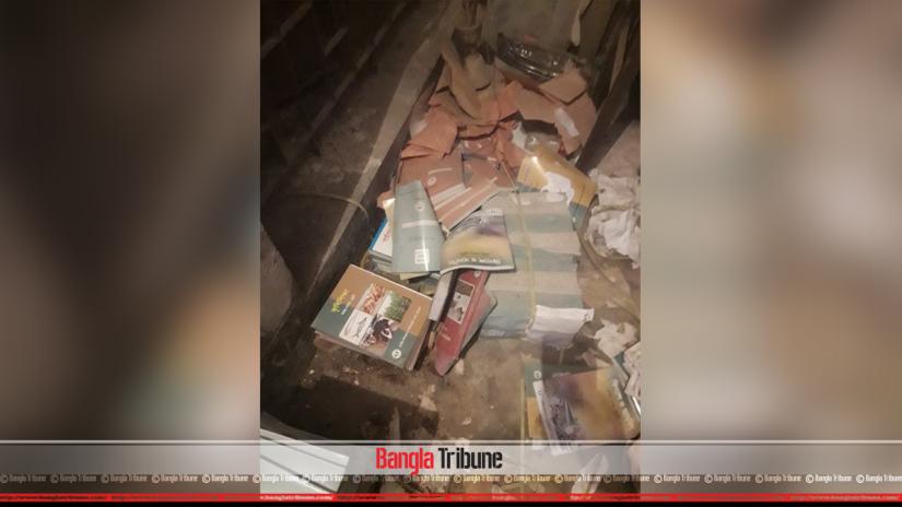 On Tuesday (Oct 22), RAB carried out a drive at the education institute from 11pm till 2am of Wednesday (Oct 23). Around 16,000 books hoarded illegally in the school’s store room were confiscated. 