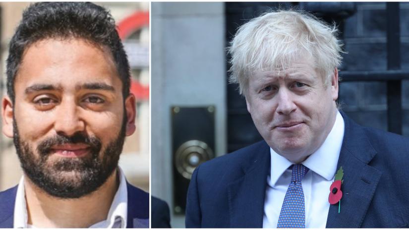 Prime Minister Boris Johnson will compete against Ali Milani