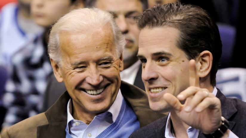 Joe Biden and his son Hunter, FILE PHOTO/Reuters