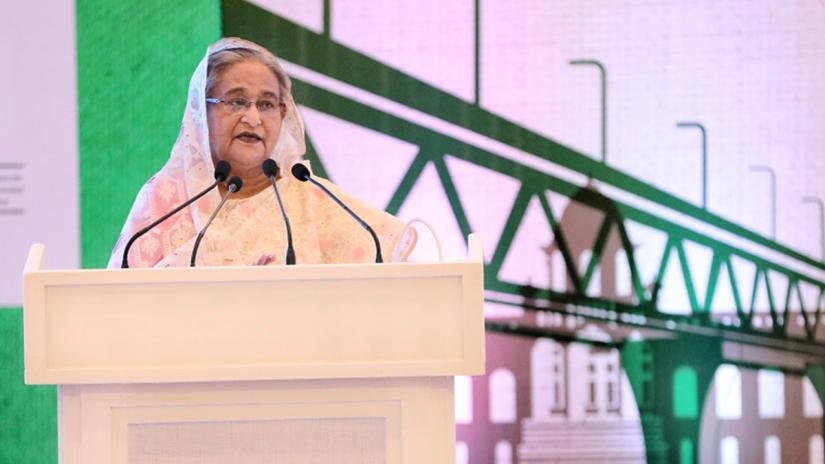 Prime Minister Sheikh Hasina was addressing the opening function of three-day “Dhaka Global Dialogue-2019” on Monday (Nov 11). FOCUS BANGLA