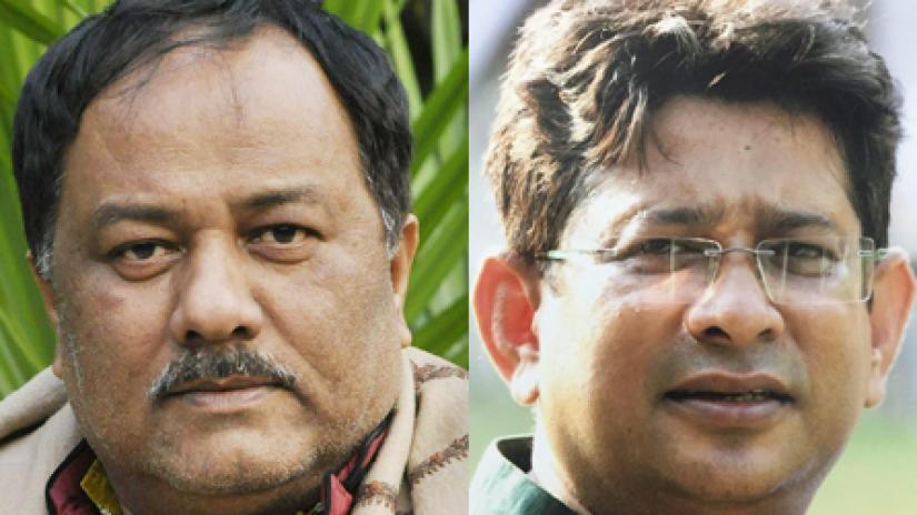 Combination of photos shows Swechhasebok League President Nirmal Ranjan Guha and General Secretary Afzal Babu.