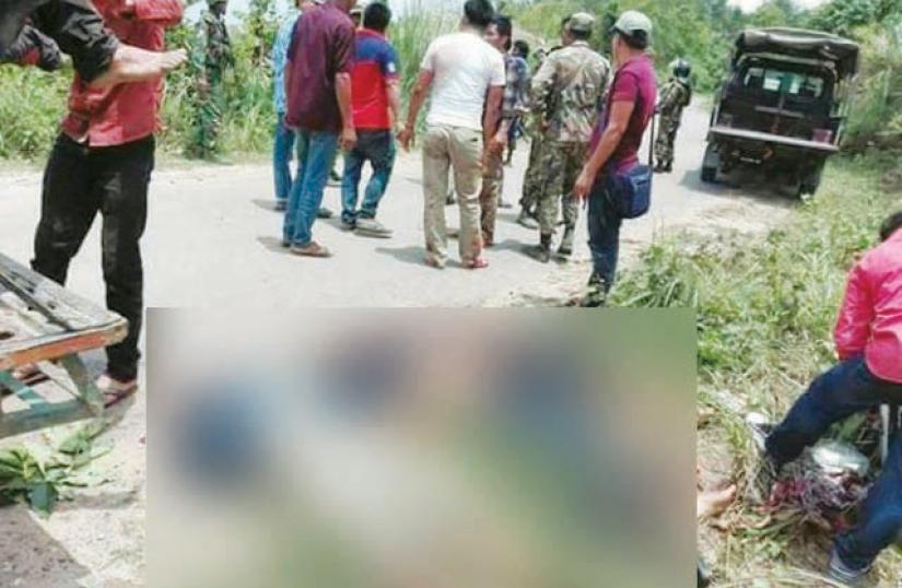 Security agencies personnel and locals are at the scene of a multiple homicide in Rangamati, where five members of PCJSS (MN Larma) group, loyal to upazila parishad chairman Shaktimaan Chakma, had been gunned down on May 4 this year, a day after Shaktimaan was slained in broad daylight