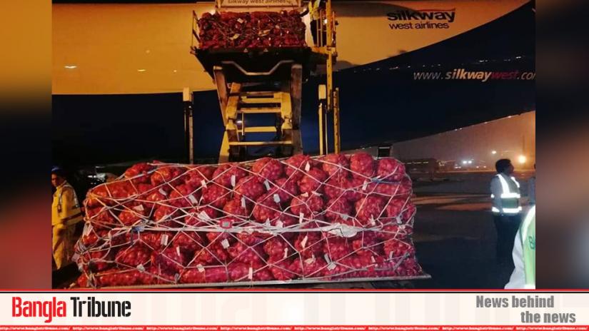 An 82-tonne consignment of the vegetable from Pakistan arrived capital Dhaka on Wednesday (Nov 20)