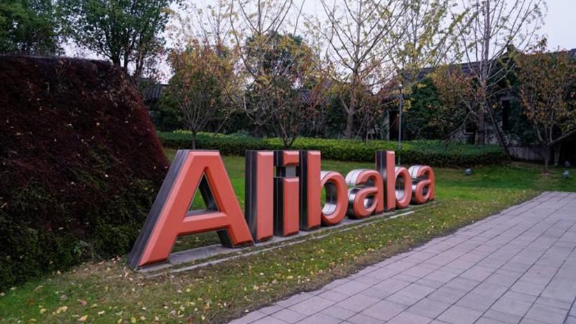 FILE PHOTO: A logo of Alibaba Group is seen at the company`s headquarters in Hangzhou, Zhejiang province, China, Nov 18, 2019. REUTERS