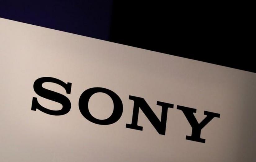 FILE PHOTO: Sony Corp`s logo is seen at its news conference in Tokyo, Japan November 1, 2017. REUTERS