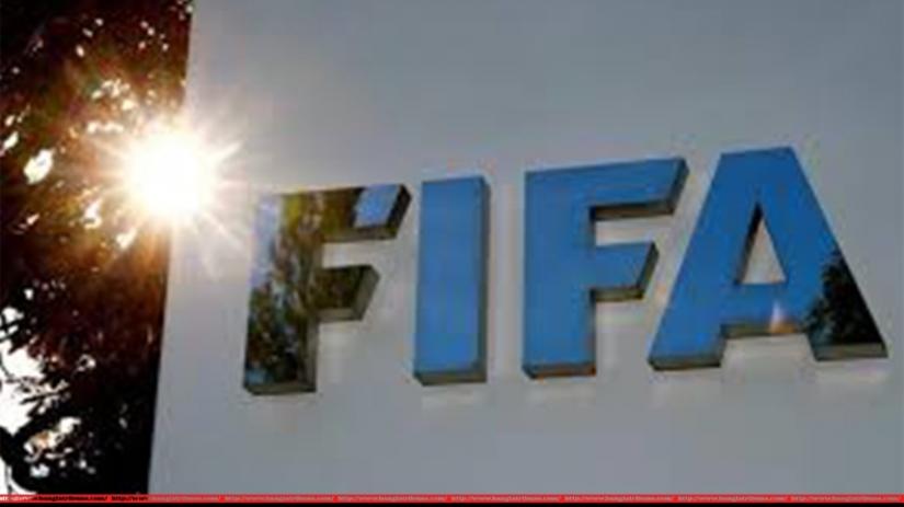 The logo of FIFA is seen in front of its headquarters in Zurich, Switzerland September 26, 2017. REUTERS