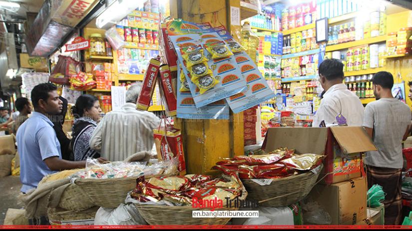 A general view of a grocery shop at a Dhaka market. NASHIRUL ISLAM/File Photo