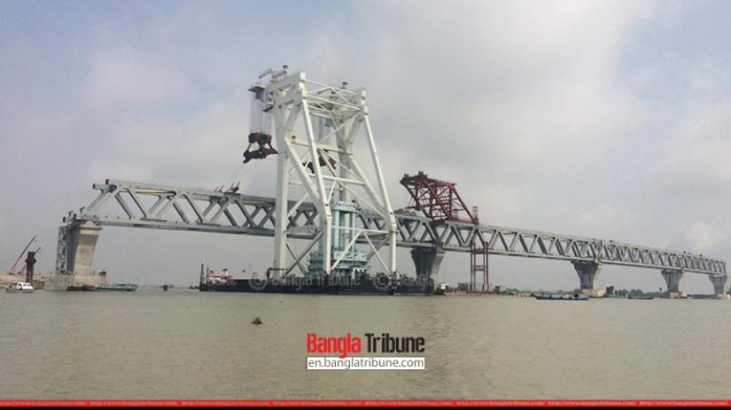 About 60 percent work of the Padma bridge has been completed, according to the government’s Economic Relations Division.