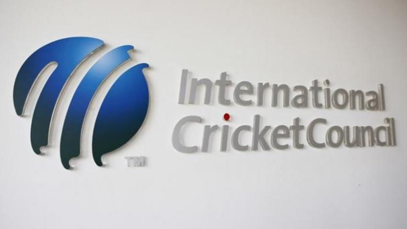 The International Cricket Council (ICC) logo at the ICC headquarters in Dubai, Oct 31, 2010. REUTERS/FILE PHOTO