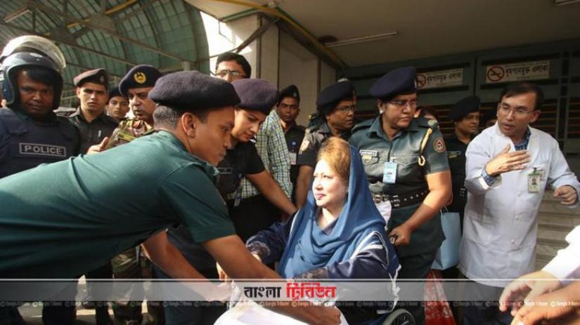 Doctors at the BSMMU Hospital conducted chest, lung tests and a City Scan on BNP chief Khaleda Zia on Wednesday.