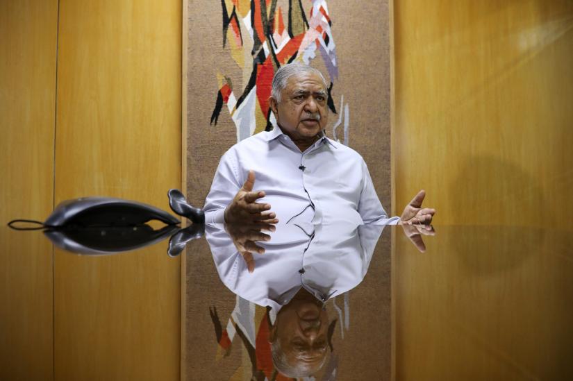 Kamal Hossain, a leader of the opposition alliance Jatiya Oikyafront, is pictured during an interview with Reuters in Dhaka, Bangladesh, November 22, 2018. REUTERS