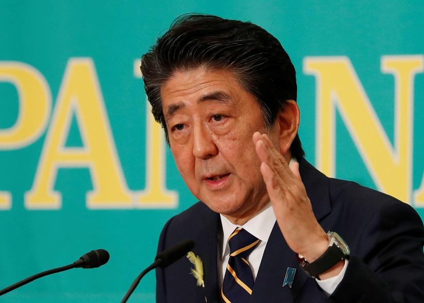 Japan`s Prime Minister Shinzo Abe. REUTERS/File Photo