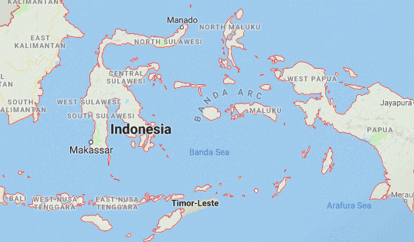 A map of Indonesia. Photo/Google Maps