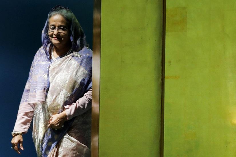 Bangladesh`s Prime Minister Sheikh Hasina arrives to address the 74th session of the United Nations General Assembly at U.N. headquarters in New York City, New York, US, Sept 27, 2019. REUTERS