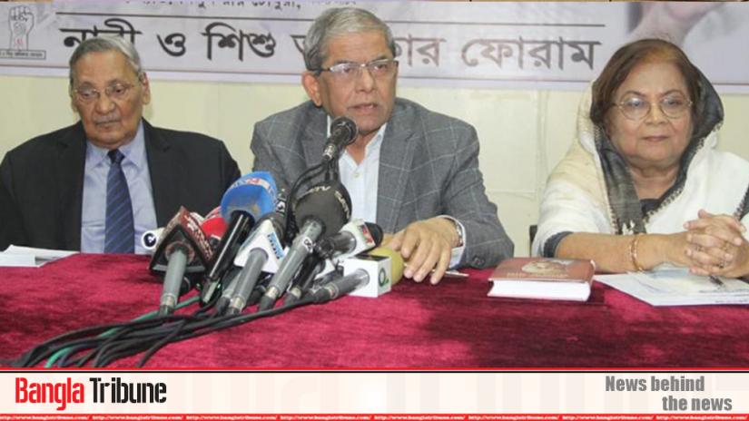 BNP Secretary General Mirza Fakhrul is addressing a seminar at capital’s Institution of Engineers Bangladesh on Sunday (Dec 1).