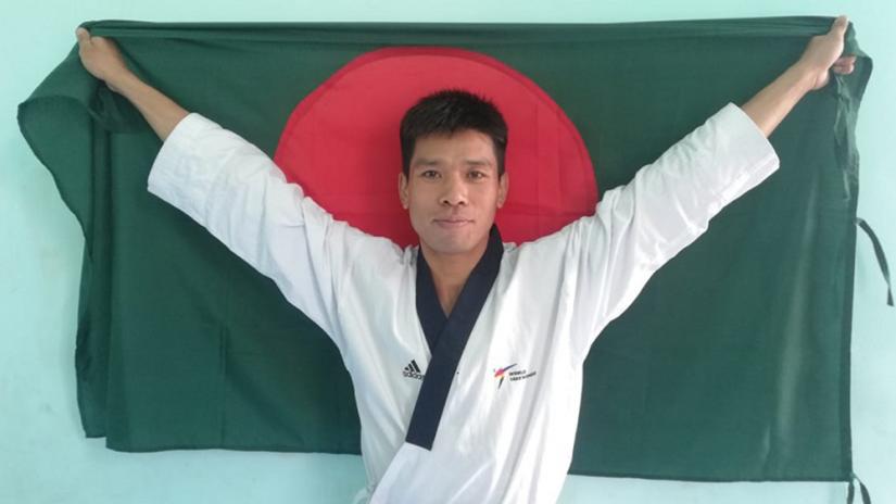 Dipu Chakma bagged its first gold medal for Bangladesh in the 13th South Asian Games in Kathmandu, Nepal on Monday (Dec 2).