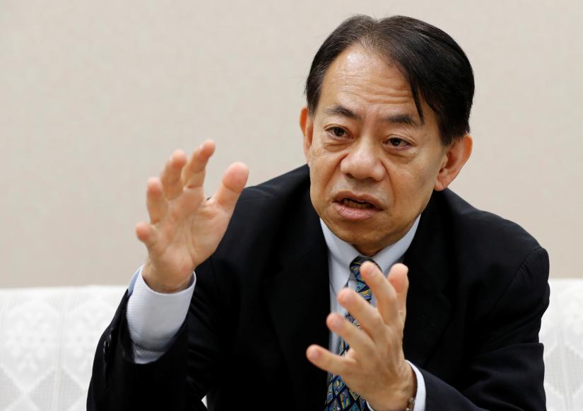 Asian Development Bank President-elect Masatsugu Asakawa speaks during an interview with Reuters in Tokyo, Japan, November 29, 2019. REUTERS