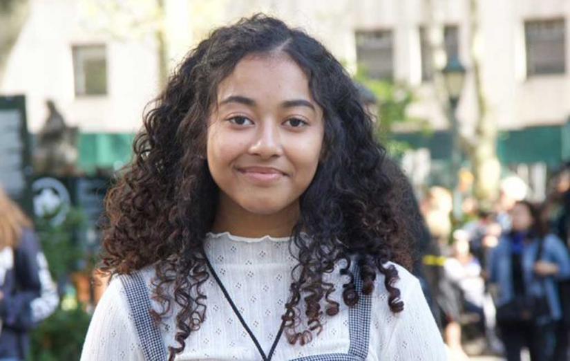 Sixteen-year-old Rebeca Sabnam, a Bangladeshi origin US citizen, highlighted stories of a community that remains some of the most vulnerable to climate change. PHOTO: Collected