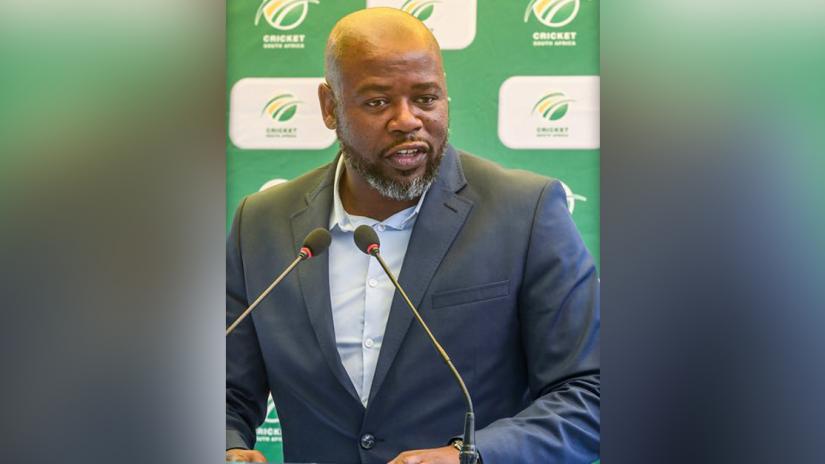 Former Cricket South Africa chief executive Thabang Moroe. FILE PHOTO/TWITTER/@OfficialCSA