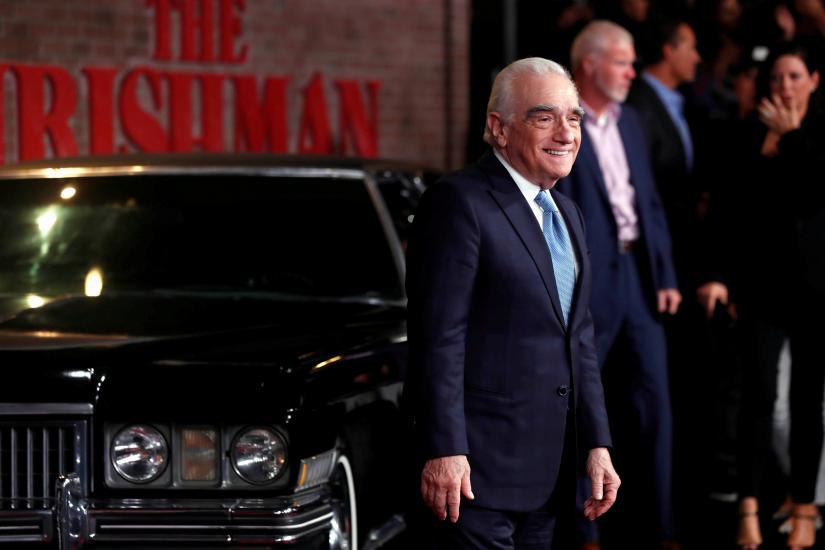FILE PHOTO: Director Martin Scorsese arrives for the premiere of film `The Irishman`, in Los Angeles, California, U.S. October 24, 2019. REUTERS